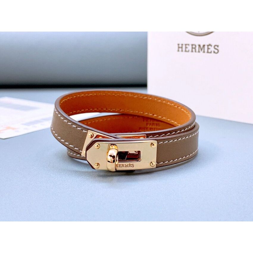 H**me5 Birkin Leather Bracelet