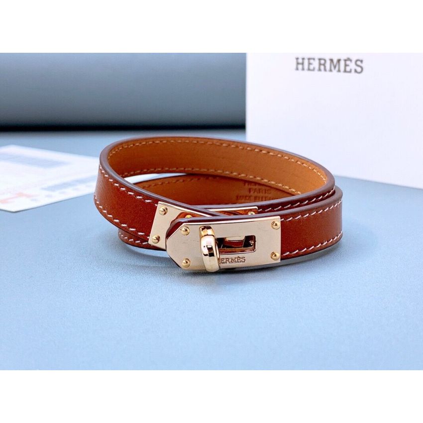 H**me5 Birkin Leather Bracelet