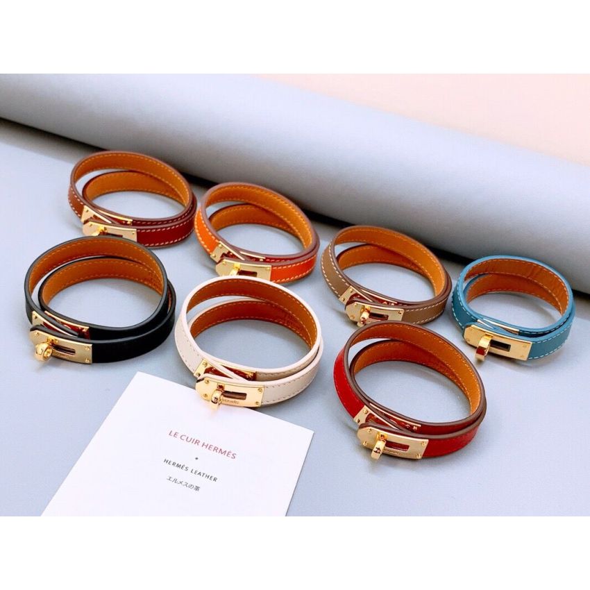 H**me5 Birkin Leather Bracelet