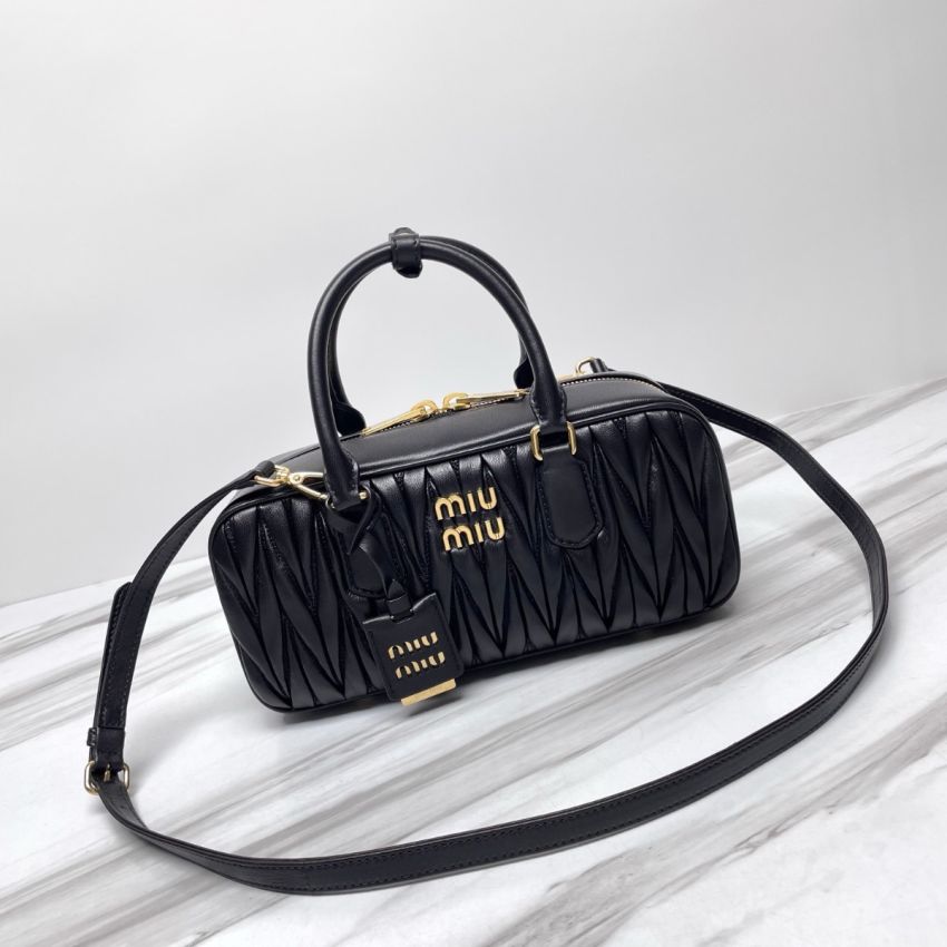 M1v M1v arcadie matelassé nappa leather bag