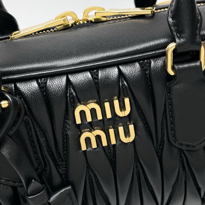 M1v M1v arcadie matelassé nappa leather bag