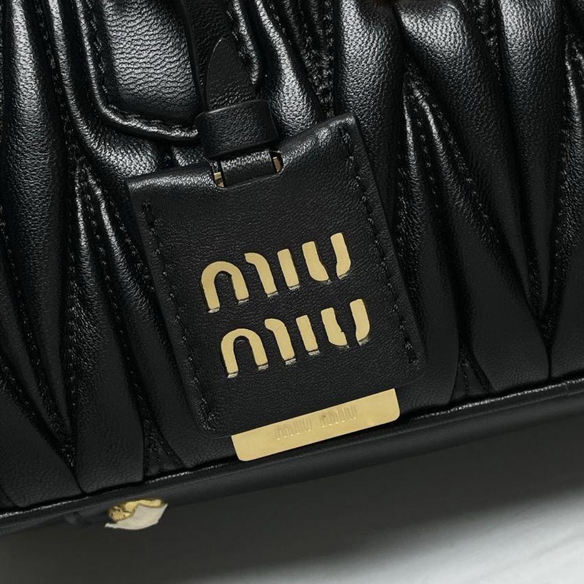 M1v M1v arcadie matelassé nappa leather bag