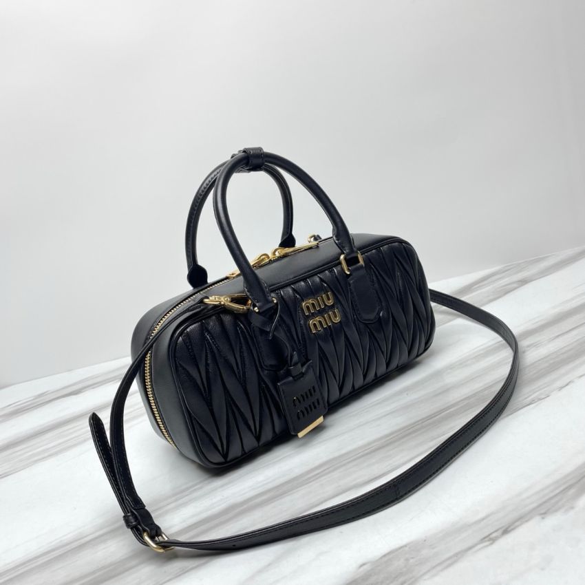 M1v M1v arcadie matelassé nappa leather bag