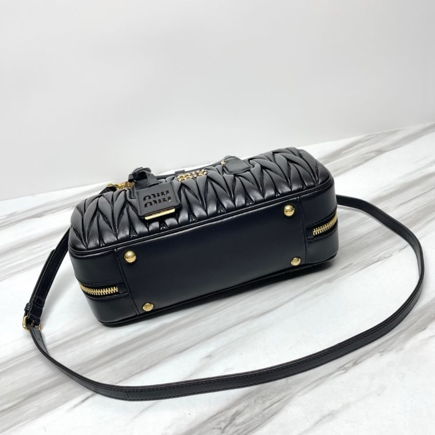 M1v M1v arcadie matelassé nappa leather bag