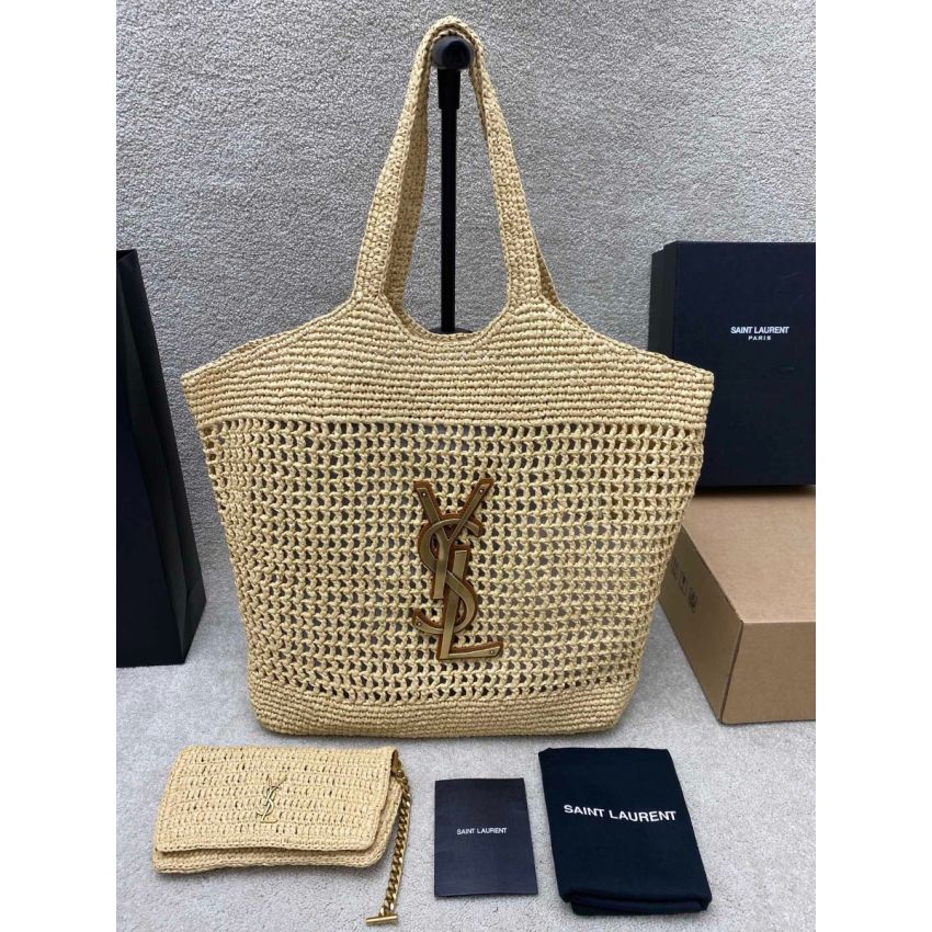 Y51 Sa1nt Lau*nt Icare in Raffia