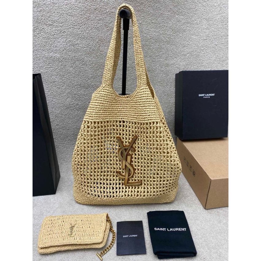Y51 Sa1nt Lau*nt Icare in Raffia