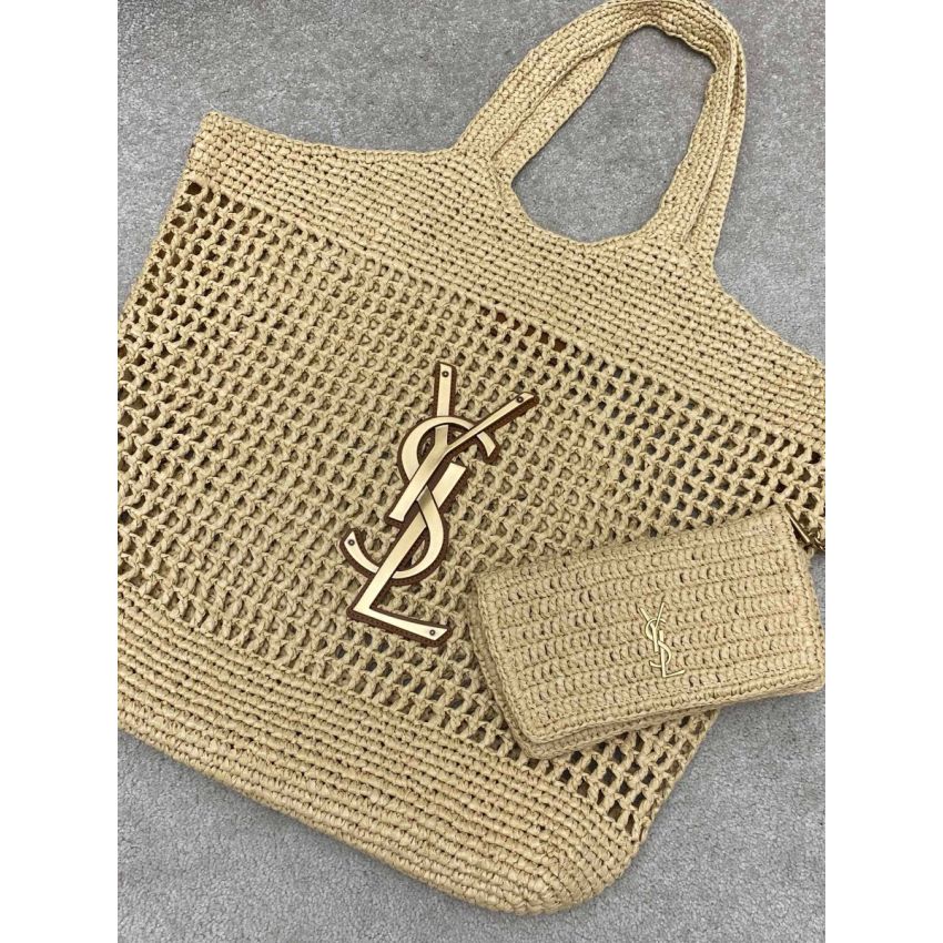 Y51 Sa1nt Lau*nt Icare in Raffia