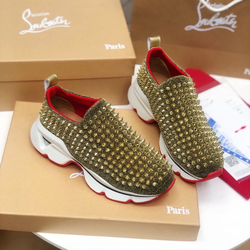 Chr1st1an Louboutin Unisex Sneaker ,Size 35-47