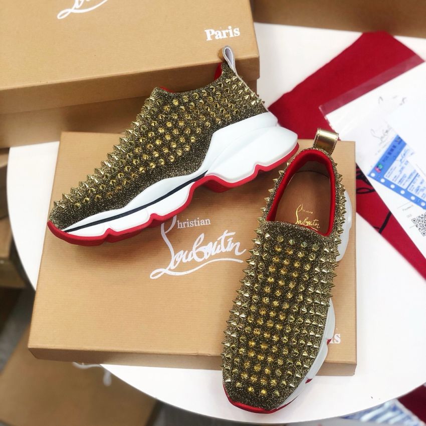 Chr1st1an Louboutin Unisex Sneaker ,Size 35-47