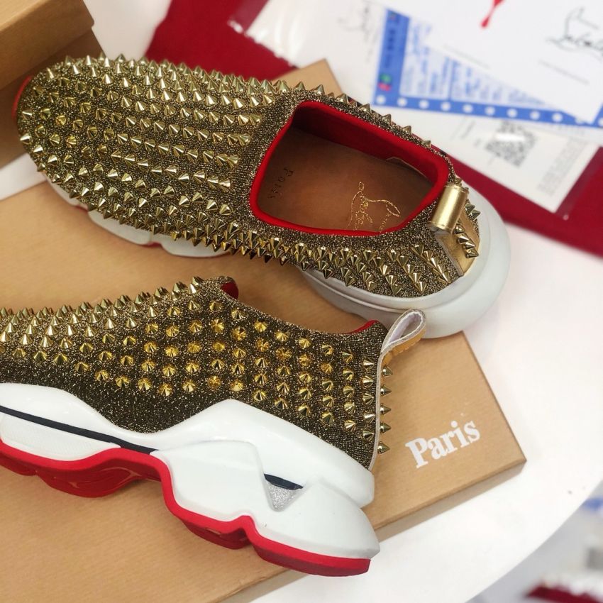 Chr1st1an Louboutin Unisex Sneaker ,Size 35-47