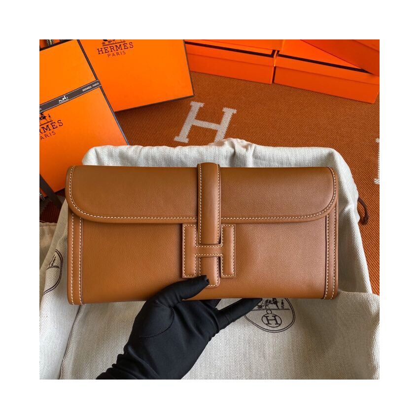 H**me5 Jige Elan Clutch in Swift Leather