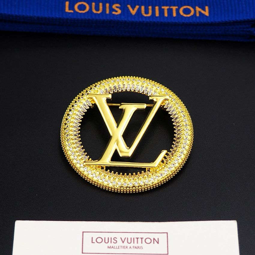 LV Brooch