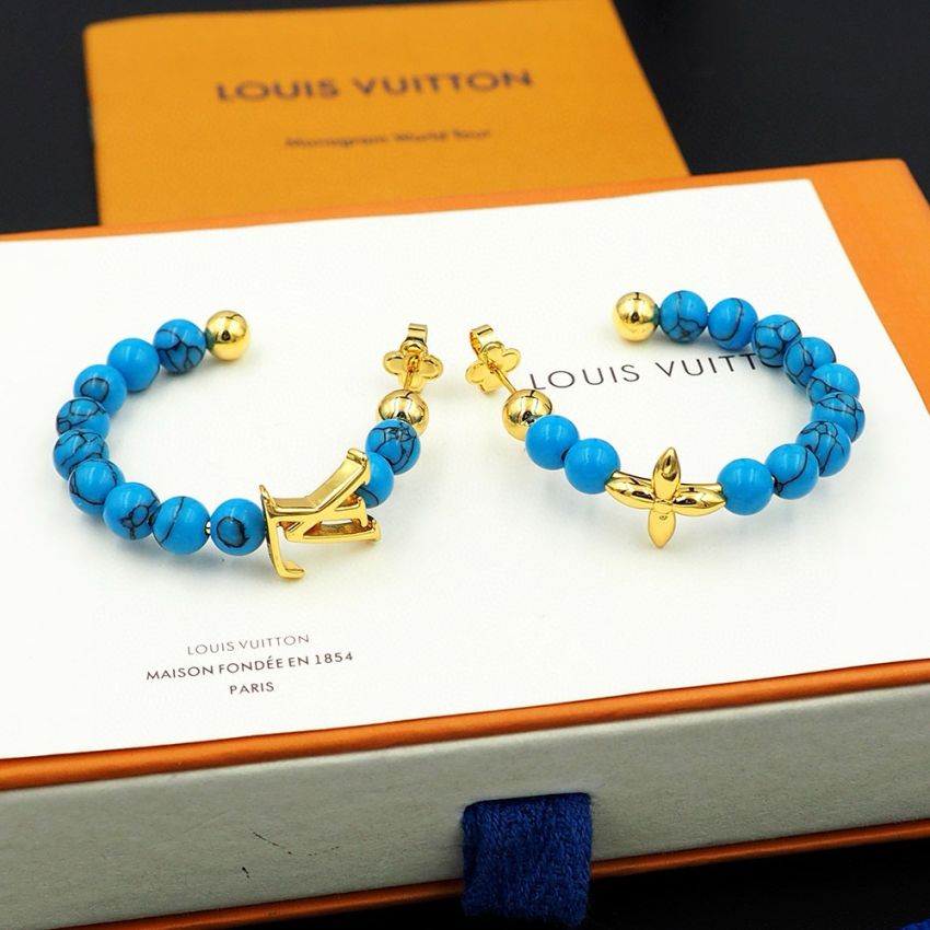 My LV pearl earrings
