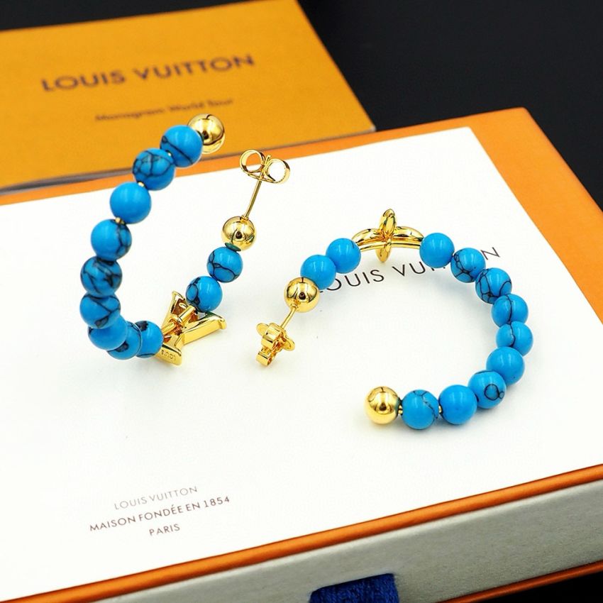 My LV pearl earrings