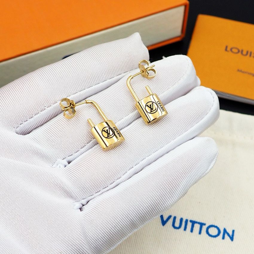 LV Locket Earrings