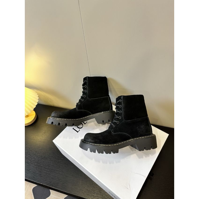 L0ew* Suede and Leather Boots, Size 35-40