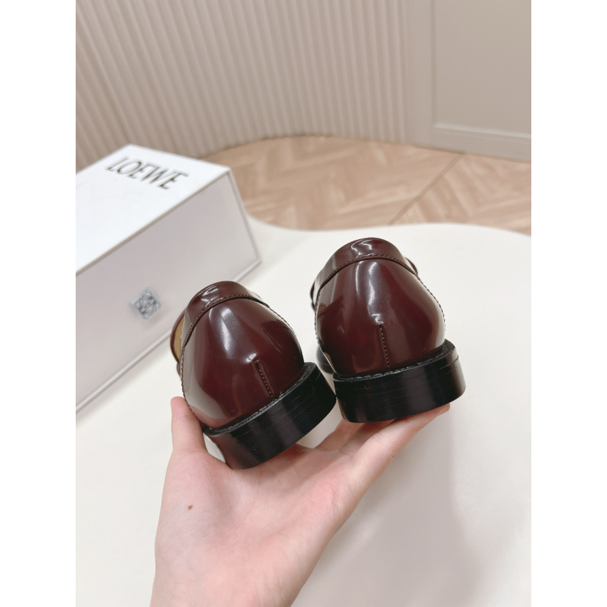 L0ew* Leather Loafers, Size 35-41
