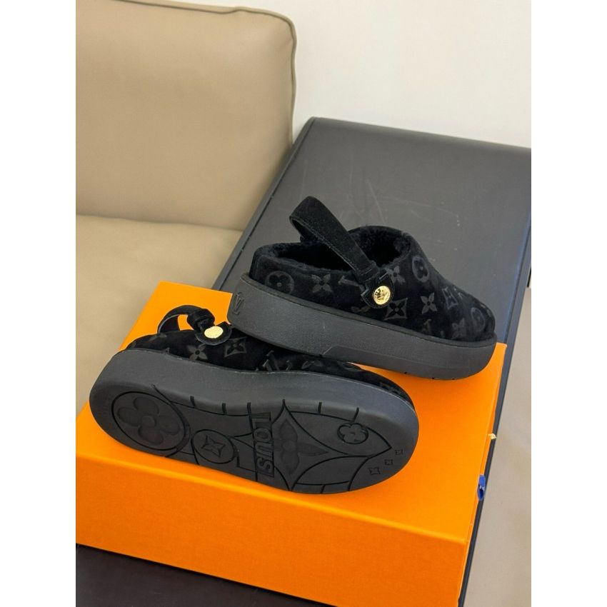 L0vis Vvtt0n Shearling Mules