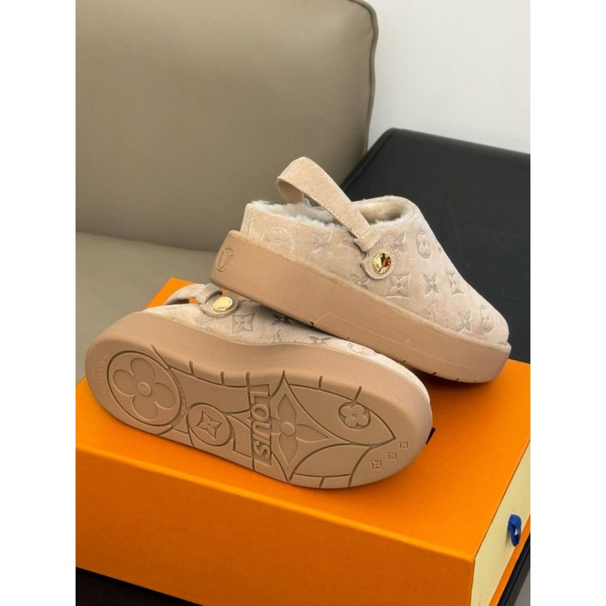 L0vis Vvtt0n Shearling Mules