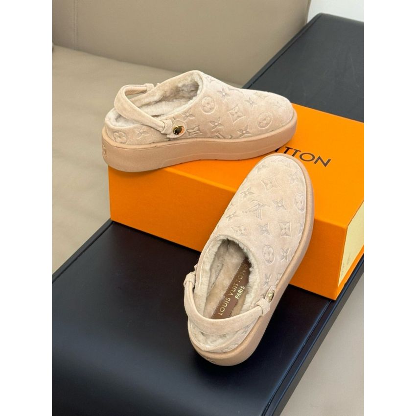 L0vis Vvtt0n Shearling Mules