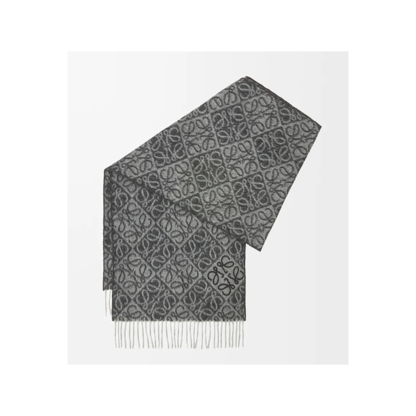 L0ew* Wool and Cashmere Anagram scarf