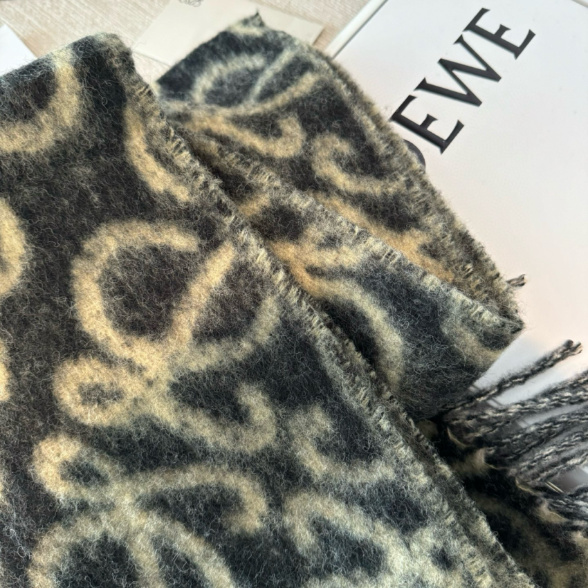 L0ew* Mohair and Wool Blend Scarf