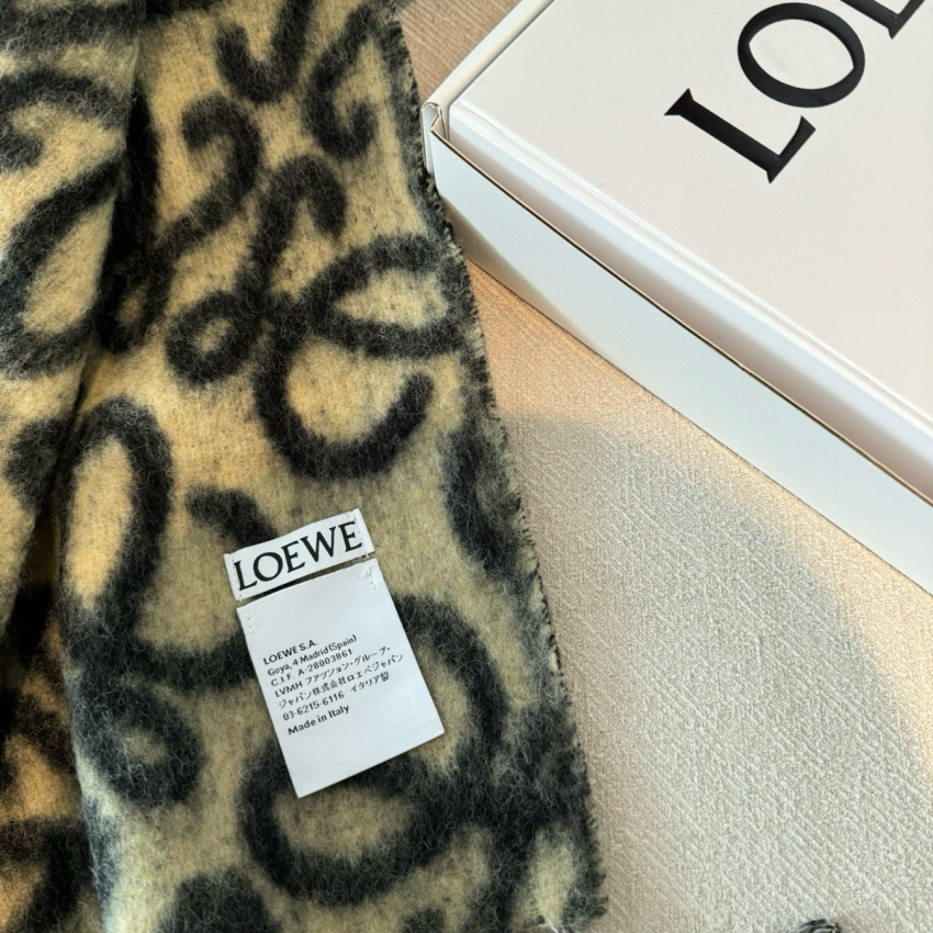 L0ew* Mohair and Wool Blend Scarf
