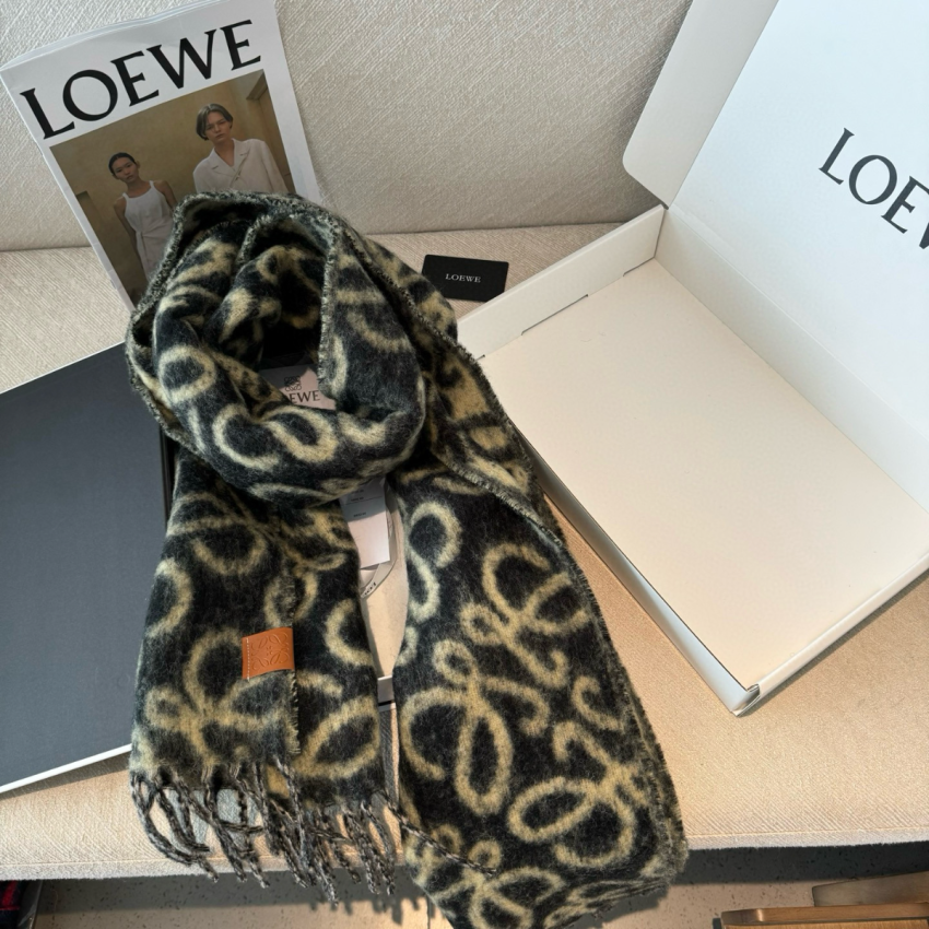 L0ew* Mohair and Wool Blend Scarf