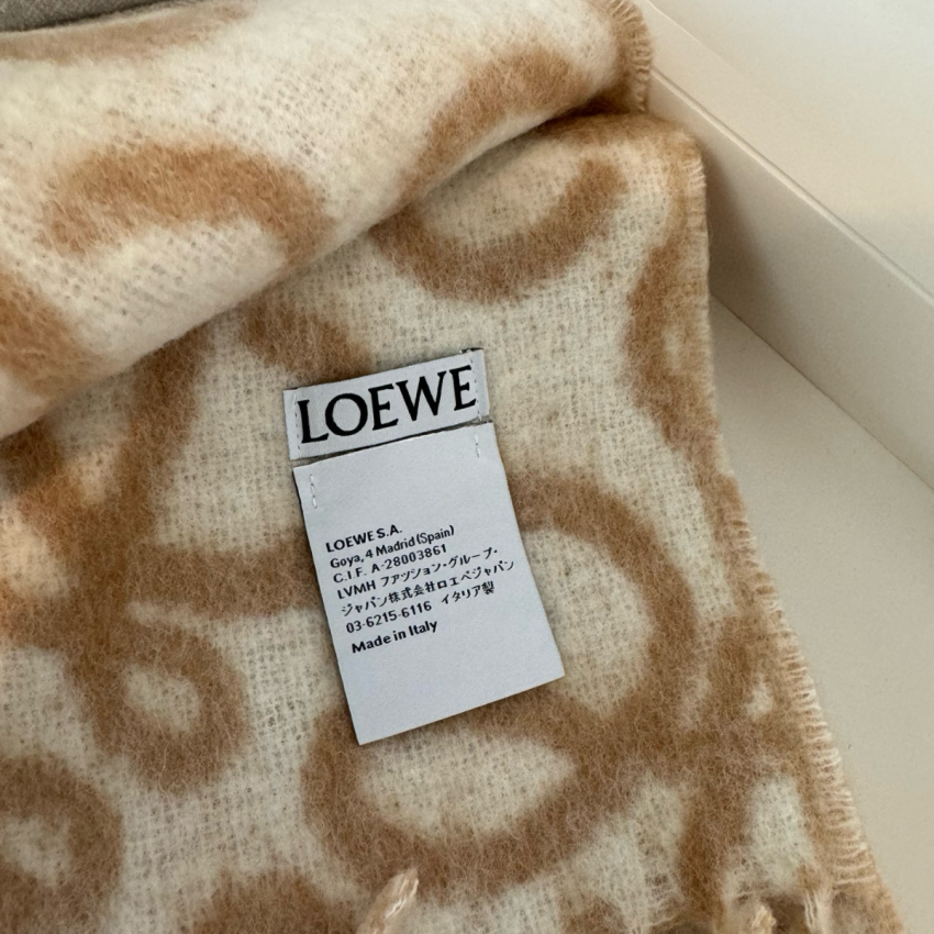 L0ew* Mohair and Wool Blend Scarf