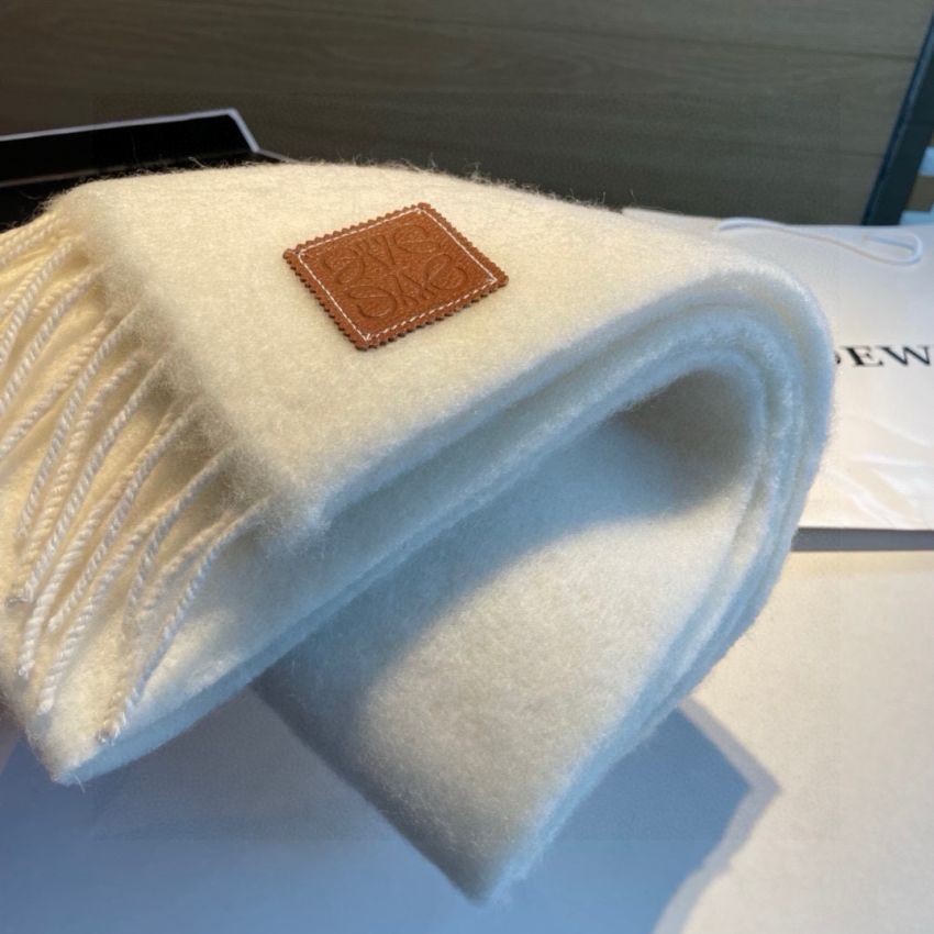 L0ew* Mohair and Wool Blend Scarf