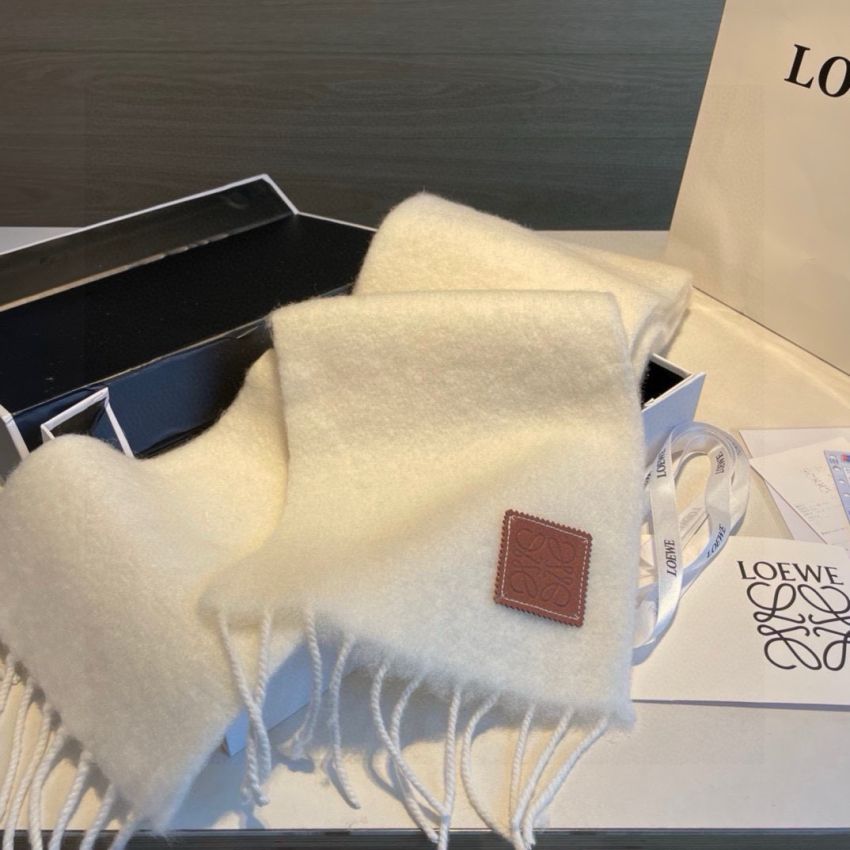 L0ew* Mohair and Wool Blend Scarf
