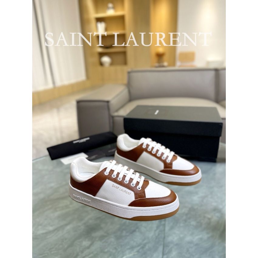 Sa1nt Lau*nt Leather Unisex Sneaker