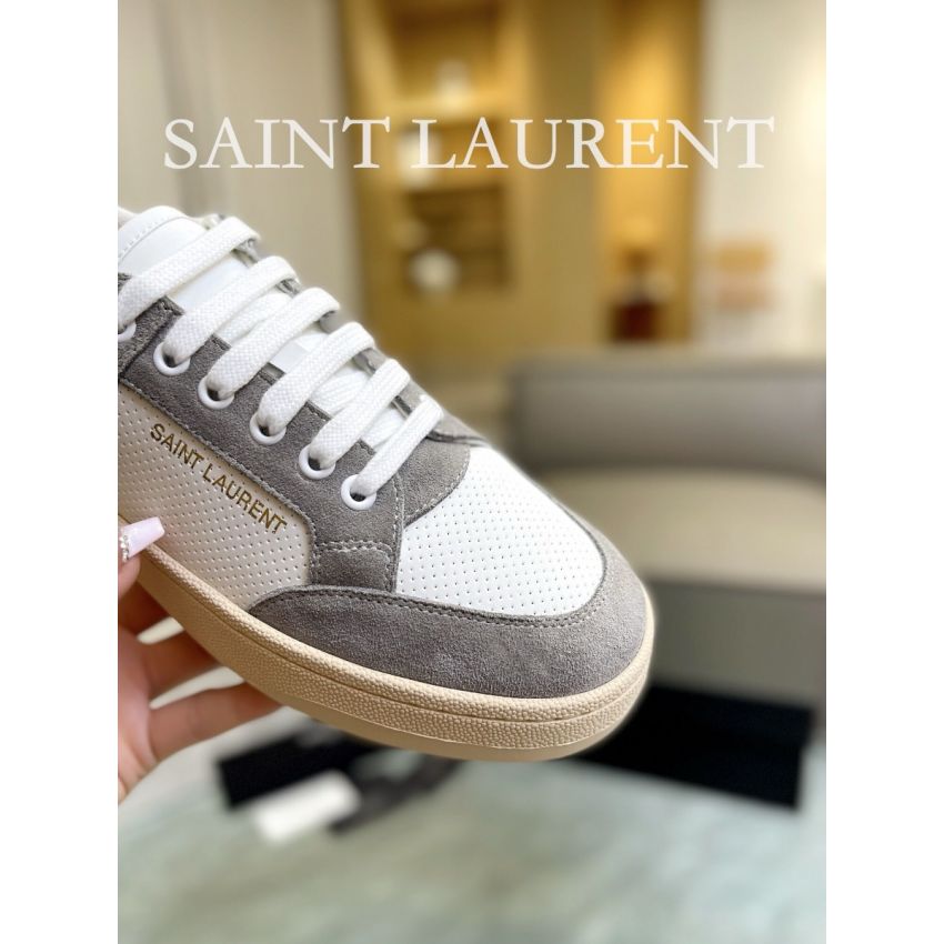 Sa1nt Lau*nt Leather Unisex Sneaker