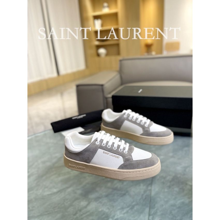 Sa1nt Lau*nt Leather Unisex Sneaker