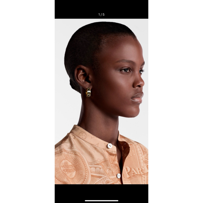 LV Nanogram Enamel Earrings