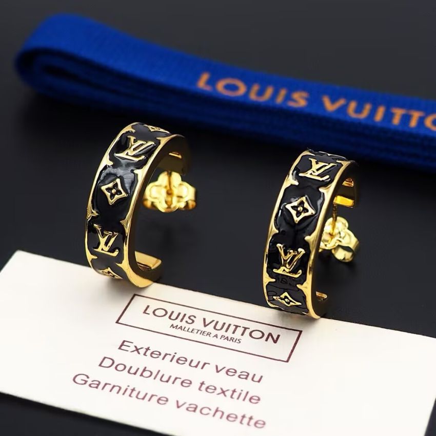 LV Nanogram Enamel Earrings