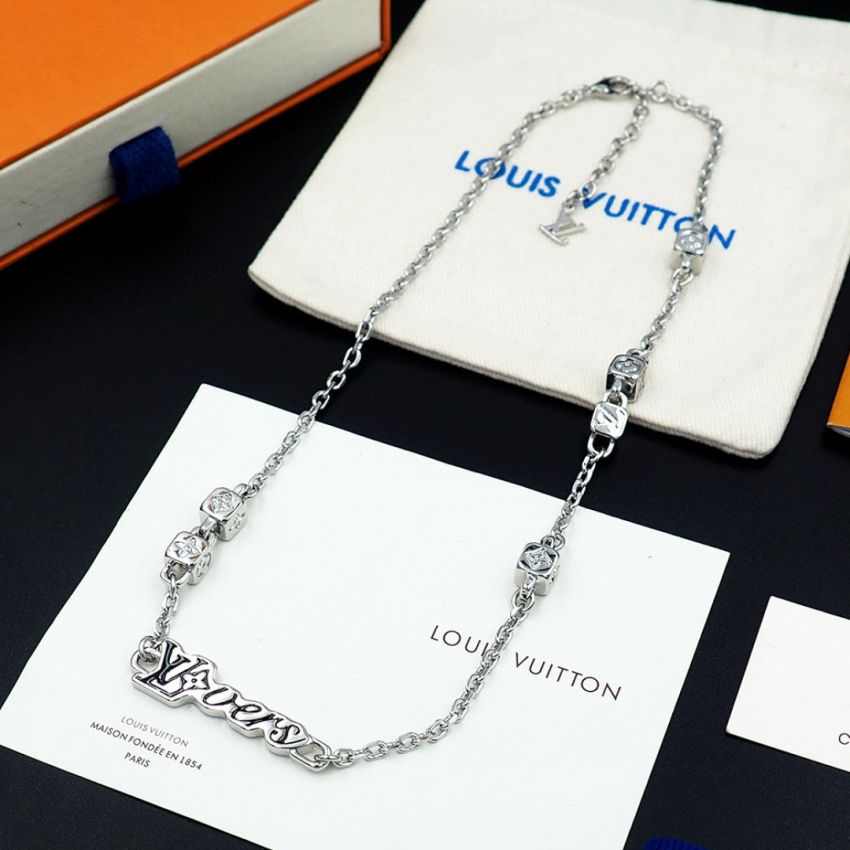 LV Vers Dice Necklace