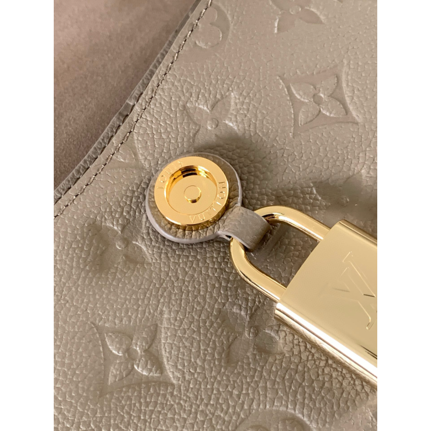 M25854Anytime Flap Bag Monogram Empreinte-Grey