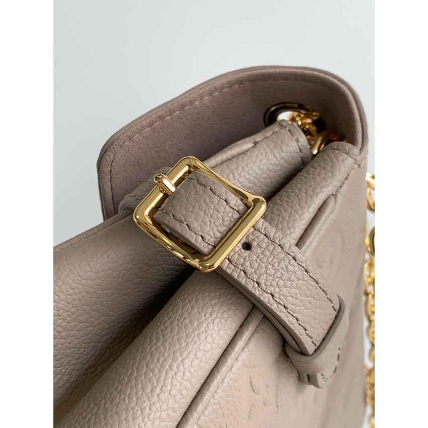 M25854Anytime Flap Bag Monogram Empreinte-Grey