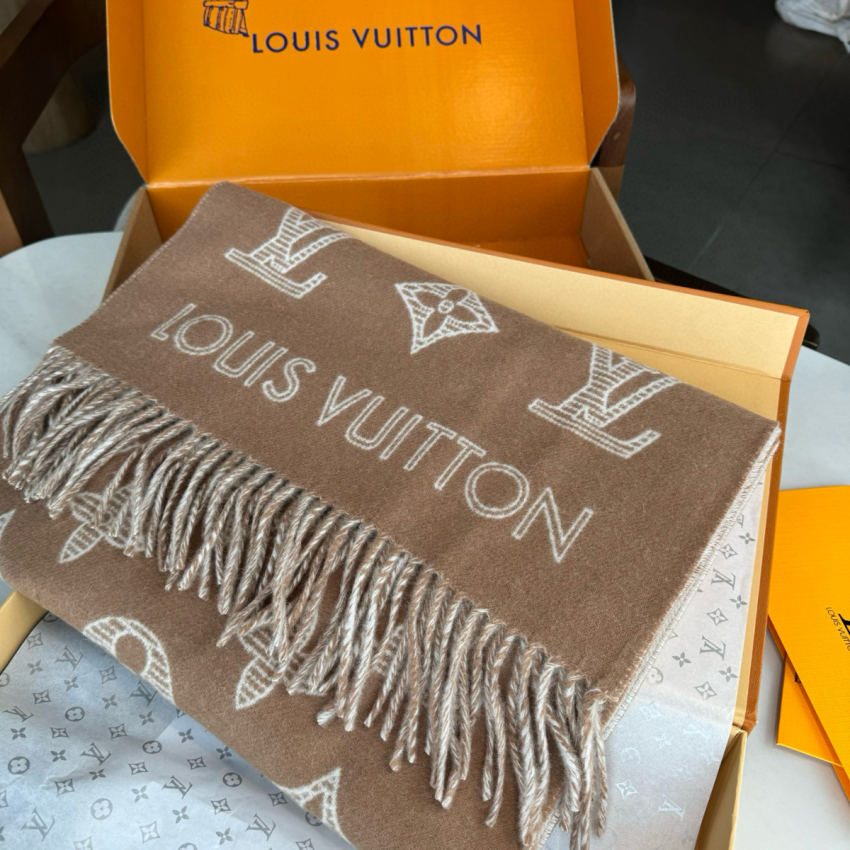 LV Monogram Shadow Scarf