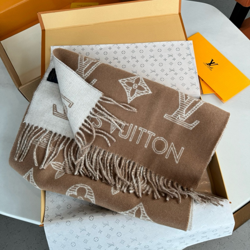 LV Monogram Shadow Scarf