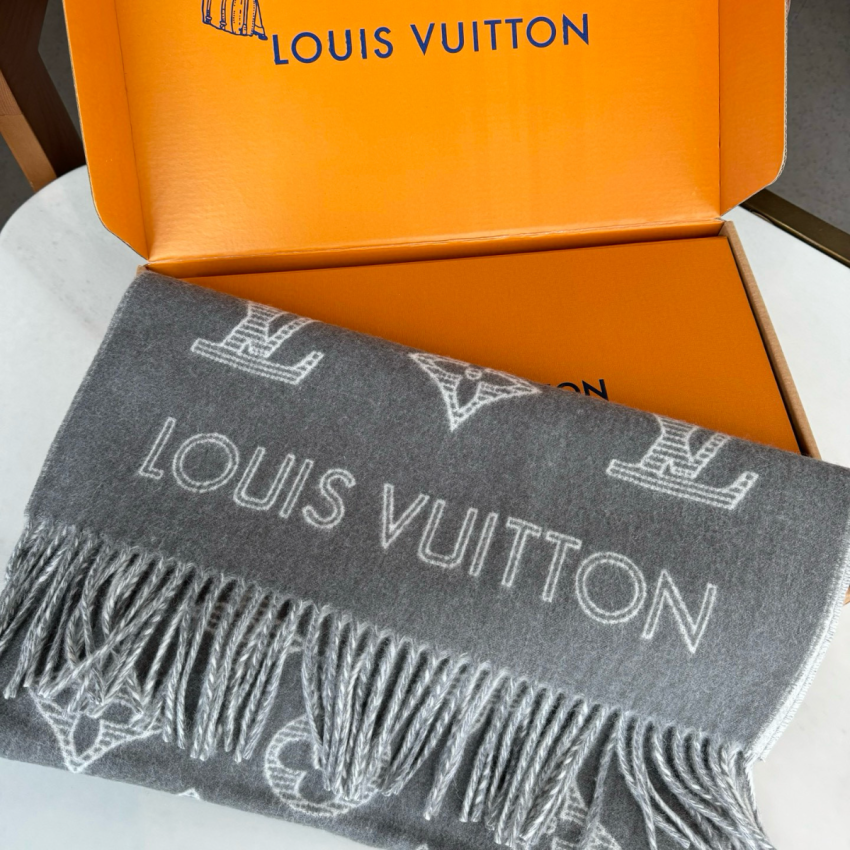 LV Monogram Shadow Scarf