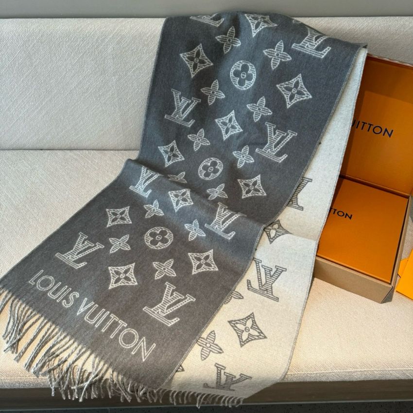 LV Monogram Shadow Scarf