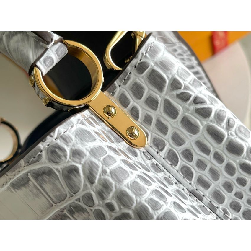 M21166 Capucines Mini in crocodile leather