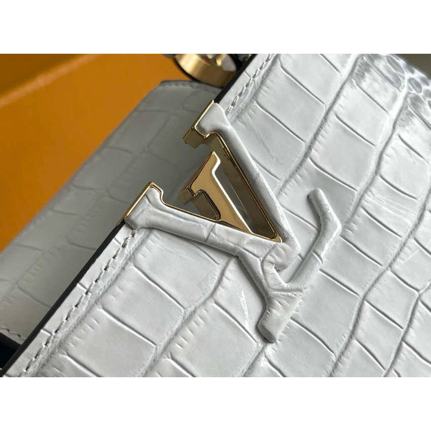 M21166 Capucines Mini in crocodile leather