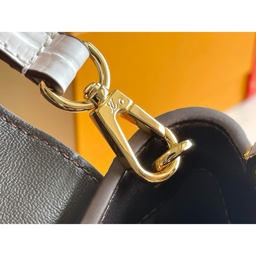 M21166 Capucines Mini in crocodile leather