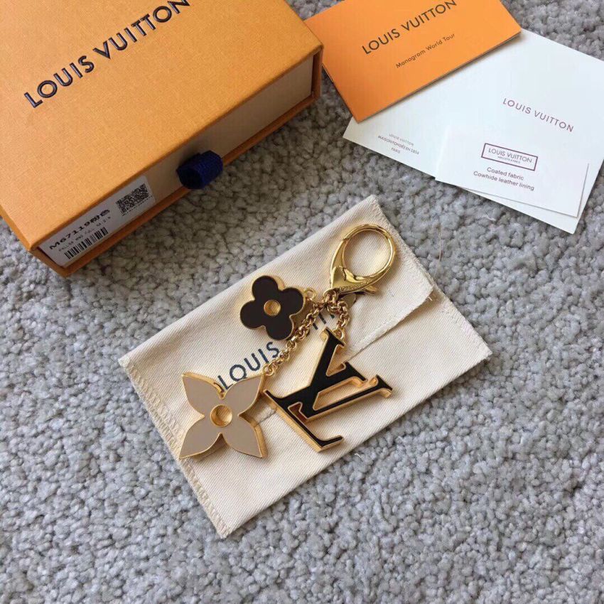 LV Key Holder and bag charm