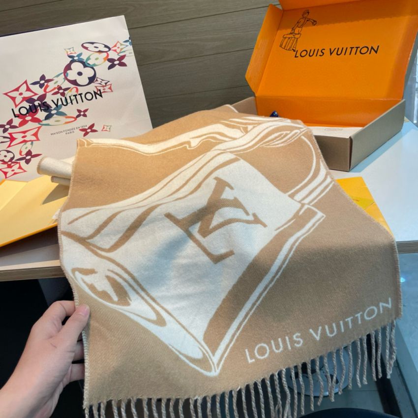 LV Lock and Keys Scarf