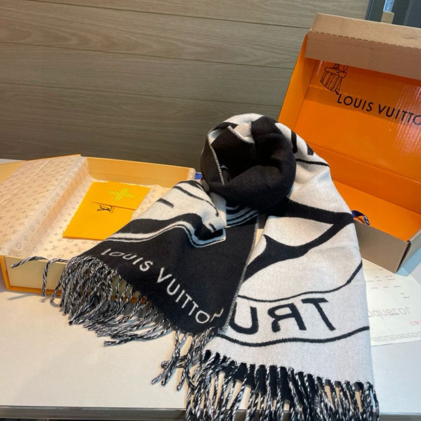 LV Lock and Keys Scarf