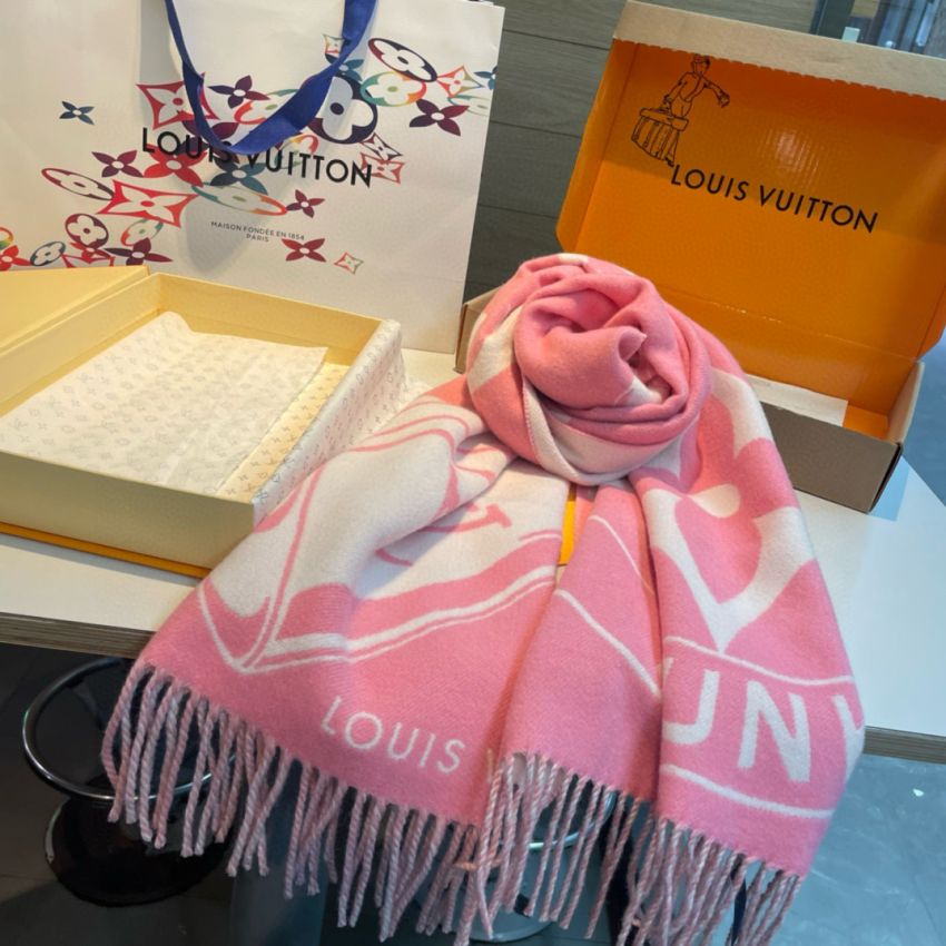 LV Lock and Keys Scarf